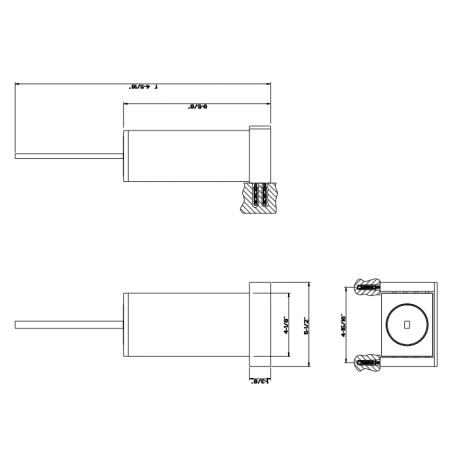 Туалетный ершик Gessi Rettangolo 20820#031