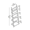 Полотенцедержатель Agape Stairs ACOM0534NZ белый