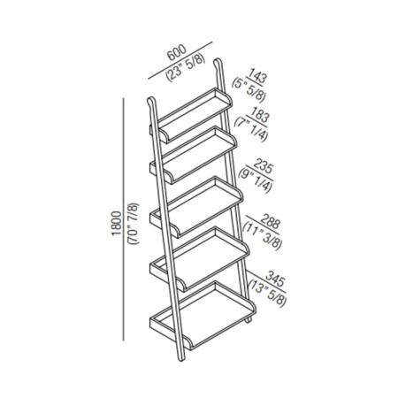 Полотенцедержатель Agape Stairs ACOM0534NZ белый