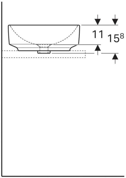 Раковина Geberit VariForm D=40 500.768.01.2