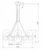 Подвесная люстра Freya Duo FR5139PL-10MG