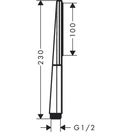 Душевая лейка hansgrohe Rainfinity EcoSmart 26867990 полированное золото