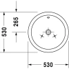 Раковина 53 см Duravit Starck 1 0447530000