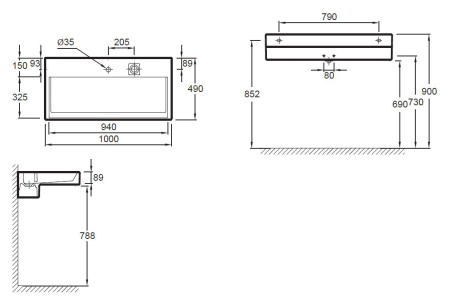 Раковина Jacob Delafon TERRACE EXC112-00