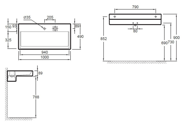 Раковина Jacob Delafon TERRACE EXC112-00