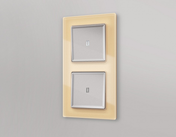 Клавиша для выключателя одноклавишного c подсветкой Ambrella Volt Quant AP5020