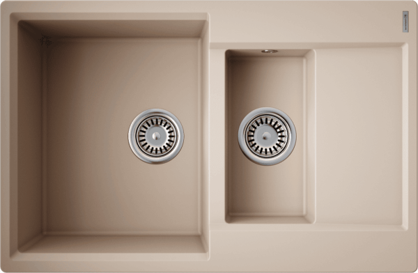 Кухонная мойка Omoikiri Daisen 78-2T 4993536 бежевая