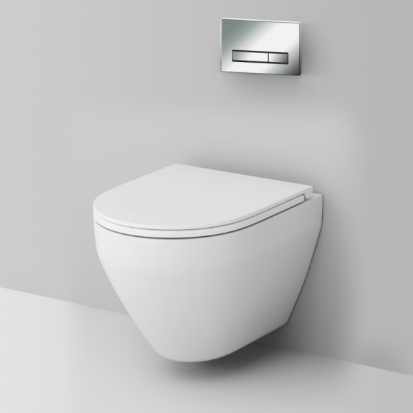 Комплект унитаза с инсталляцией AM.PM Spirit IS30251.701700 с сиденьем микролифт клавиша хром глянцевый