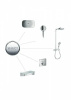 Смеситель для душа с термостатом hansgrohe ShowerSelect 15763990 золото
