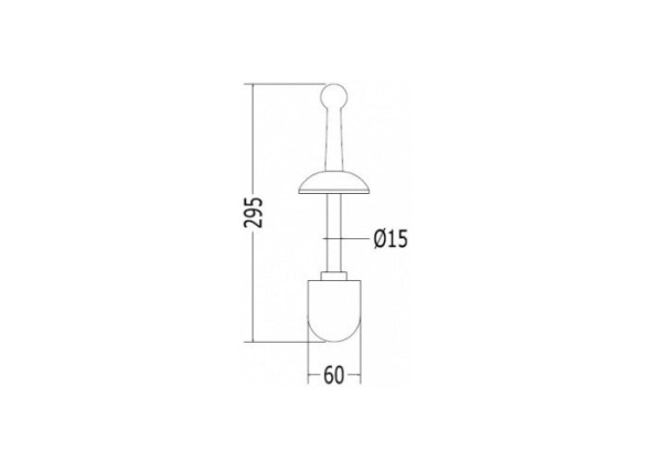 Ершик напольный Devon&Devon New York NY120CR