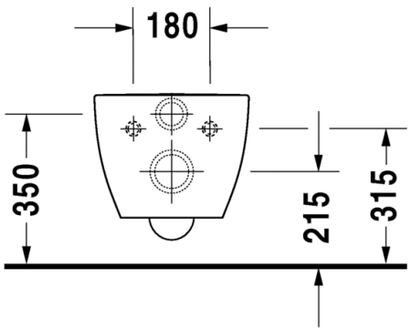 Унитаз подвесной Duravit Happy D.2 (2222098900)