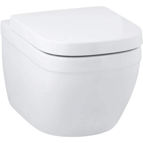 Унитаз подвесной Grohe Euro Ceramic 3932800H безободковый, торнадо, альпийский белый
