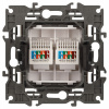 Розетка Ethernet RJ-45 без рамки Эра Эра Elegance 14-3108-04