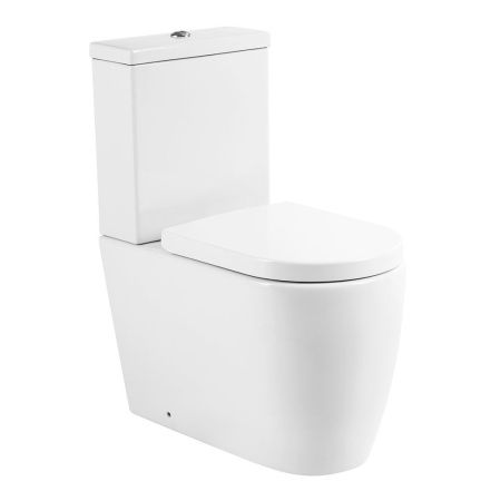 Унитаз-компакт безободковый BelBagno MARINO BB105CPR с сиденьем BB865SC