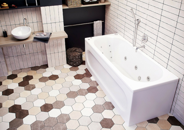 Акриловая ванна Aquatek Оберон 170x70 см OBR170-0000049, белый