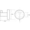Крючок Bemeta White 104106024 белый матовый
