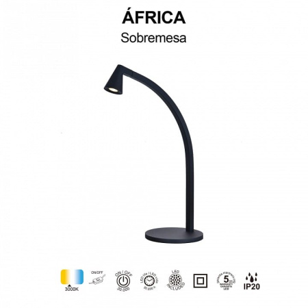 Настольная лампа декоративная Mantra Africa 9415