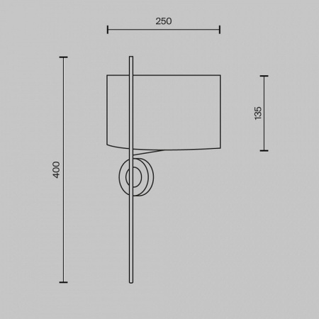 Бра Maytoni Glamping MOD437WL-02BG