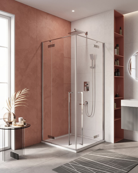 Душевой уголок Cezares Liner 90х90 LINER-A-2-90-C-Cr