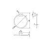Полотенцедержатель Kludi Vela S 2597805