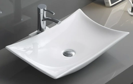 Раковина-чаша CeramaLux 9176 56,5x43 см, накладная, белый
