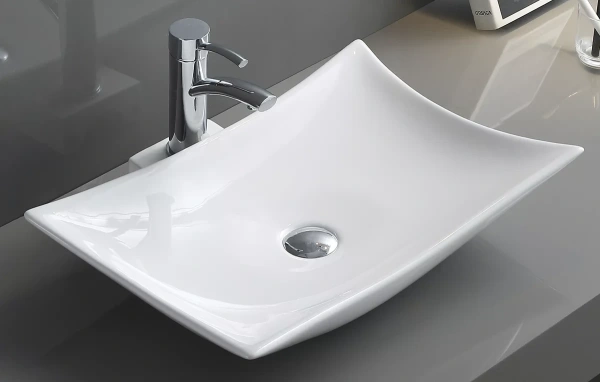 Раковина-чаша CeramaLux 9176 56,5x43 см, накладная, белый