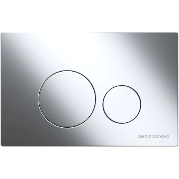 Инсталляция для унитаза Ceramica Nova Envision Round CN1001CH с кнопкой смыва, хром