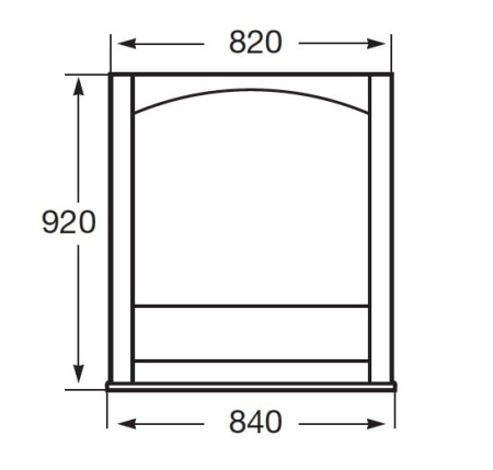 Зеркало Roca America ZRU9302793