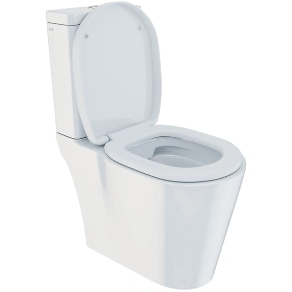 Унитаз-компакт IDDIS Calipso CALRDSEi24 безободковый, с сиденьем микролифт, белый