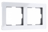 Рамка на 2 поста Werkel Acrylic (белый) W0022701