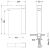 Смеситель для раковины Timo Selene 3011/17F