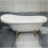 Акриловая ванна Ceruttispa Classic CT9667 157x77 см, отдельностоящая, белый