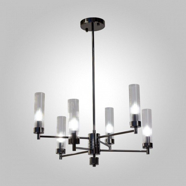 Люстра на штанге AM-Group INDIGO INDIGO SP6 PEARL BLACK