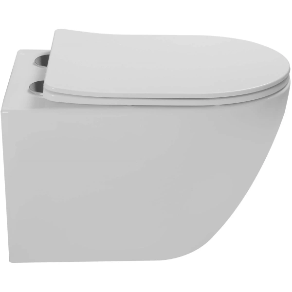 Унитаз подвесной Vincea Globo VT1-14ST безободковый, торнадо, с сиденьем микролифт, белый