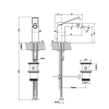 Смеситель для биде Gessi Rettangolo K 53007#031
