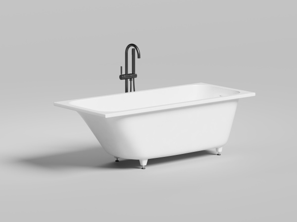 Ванна из искусственного камня Salini Orlando 160x70 102115MF покраска по RAL полностью