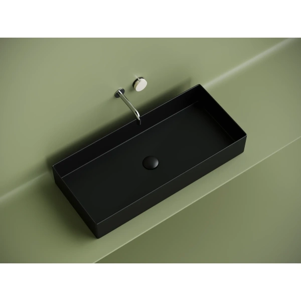 Раковина-чаша Ceramica Nova Element CN6072MB 80,1x36 см, накладная, черный матовый
