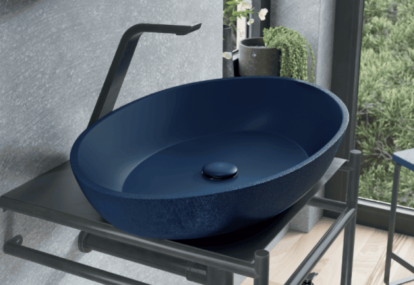 Раковина накладная Cezares ON-TOP OVAL LAVABO_ON-TOP_OVAL_SLATE_CREMA