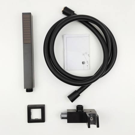 Душевой гарнитур Paini Grazia 21PZ440 черный матовый