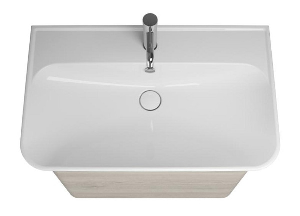 Тумба с раковиной Burgbad Iveo 80 SFEN080F2834G0161C0001*1 фланелевый дуб