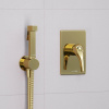 Гигиенический душ WasserKRAFT Sauer 7100 A71097 глянцевое золото