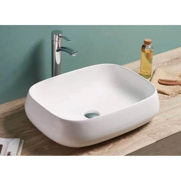 Раковина-чаша CeramaLux 9243 57,5x42,5 см, накладная, белый