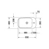 Раковина Duravit Happy D.2 2317650000 65 см