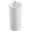 Раковина CeramaLux P7030L 45,5x47 см, напольная, белый