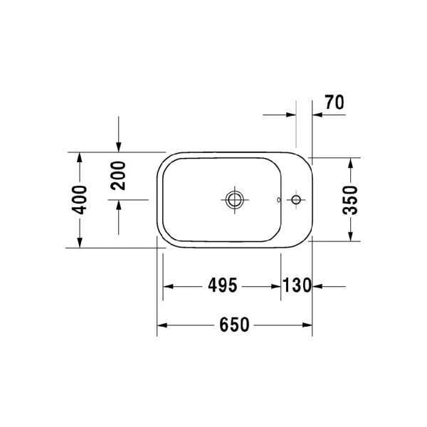 Раковина Duravit Happy D.2 2317650000 65 см