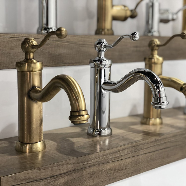 Смеситель для раковины Paini Duomo 88F3211KM с донным клапаном