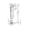 Смеситель для ванны hansgrohe METROPOL CLASSIC 31445090