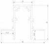 Трек встраиваемый Elektrostandard Slim Magnetic a067502