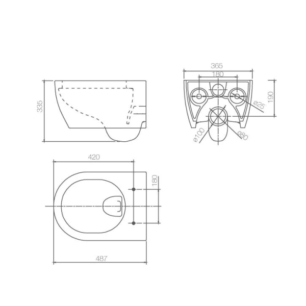 Унитаз подвесной SSWW NC2037 с сиденьем микролифт, белый