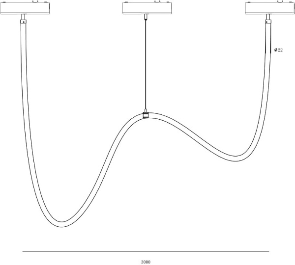 Подвесной светильник SWG PRO SLIM SL-SLIM-360BL-42-CCT
